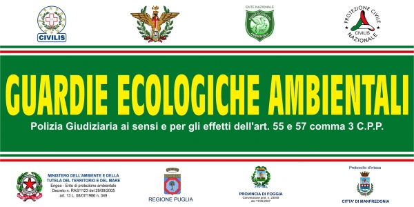 Tutela ambientale: una risorsa in pi anche per la Provincia di Foggia:  un contingente di Guardie Ecologiche Volontarie pronte hanno giurato di fronte al Prefetto, comprese le viestane.