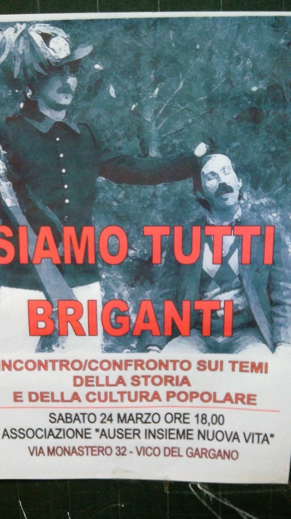 "Siamo tutti briganti" a Vico del Gargano con il regista Ferruccio Castronuovo