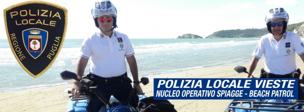 Vieste/ La Polizia Locale equipaggiata con veicoli speciali per contrastare l’abusivismo commerciale in spiaggia e anche per altri servizi specifici.