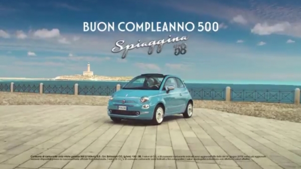 Vieste fa da scenario per lo spot della Fiat 500 Spiaggina [VIDEO]