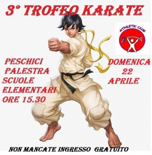 Domenica a Peschici, il Trofeo di Karate 2018!