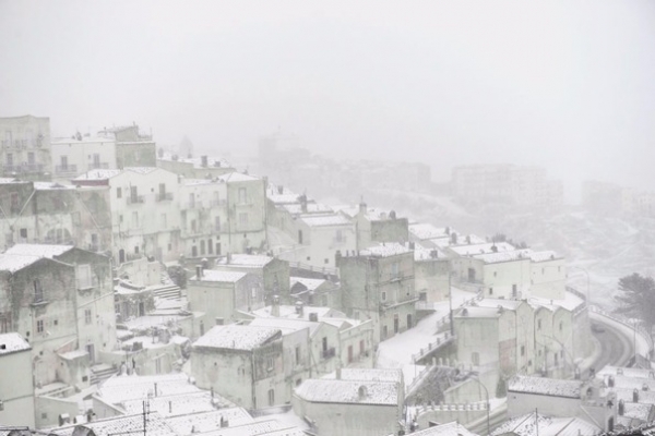 Gargano sotto la neve di primavera