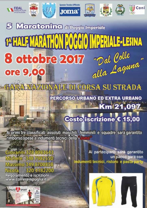 1° Poggio Imperiale Lesina Half Marathon