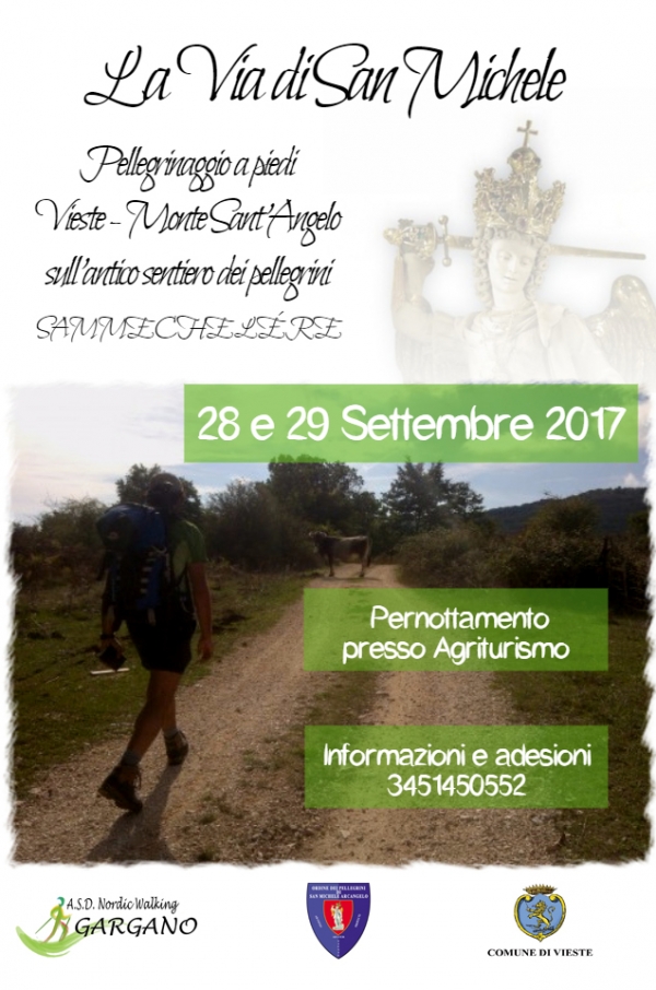 La Via di San Michele: il 28 e 29 settembre in pellegrinaggio da Vieste a Monte Sant'Angelo