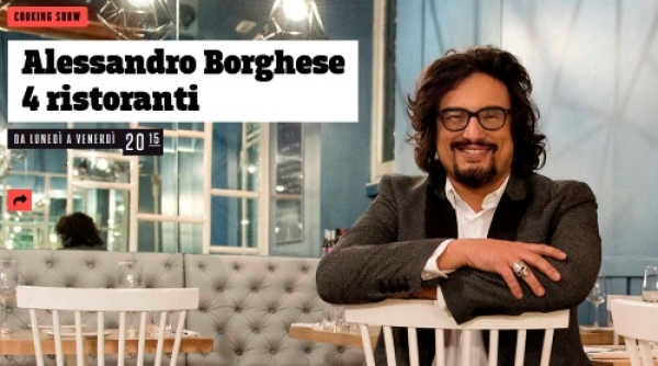 Alessandro Borghese sul Gargano a maggio per una puntata di '4 Ristoranti'