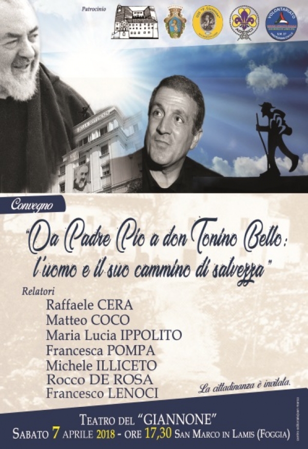 Da Padre Pio a don Tonino Bello: l’uomo e il suo cammino di salvezza