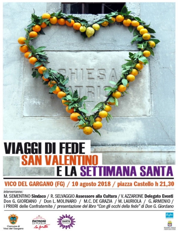 Venerdì 10 agosto ti aspettiamo a VICO DEL GARGANO per raccontarti le nostre tradizioni