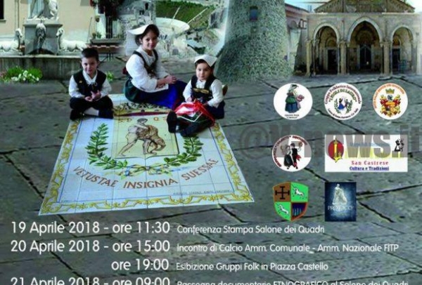 I Pizzeche e Muzzeche a Sessa Aurunca per la 34^ edizione “il fanciullo e folclore