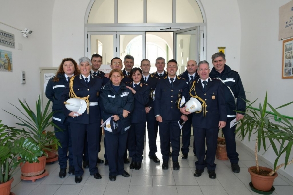 Il Corpo Polizia Locale di Vieste festeggia in _nore di San Sebastiano - Santo Patrono della Polizia Locale.