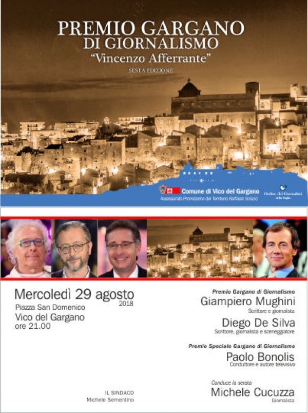 Vico/ Sesta Edizione del Premio Giornalistico  Vincenzo Afferrante .