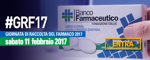 Come ogni anno, sabato 11 febbraio, torna la GIORNATA DI RACCOLTA DEL FARMACO. A Vieste lappuntamento  alla Farmacia S. Giuseppe sul corso Fazzini.