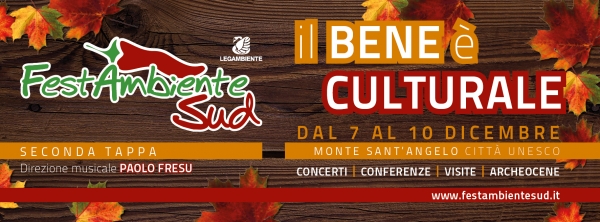 Monte S. Angelo/ Dopo il successo estivo, arriva a dicembre la seconda tappa di FestambienteSud, con la direzione musicale di Paolo Fresu.