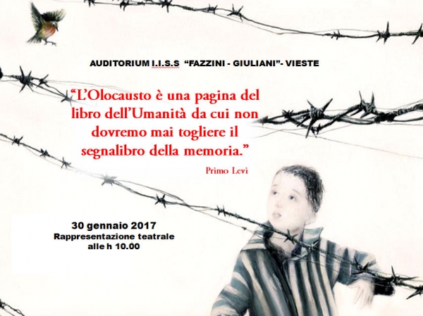 IISS "Fazzini-Giuliani" Vieste/ Giornata della Memoria: presentazione del progetto/manifestazione.