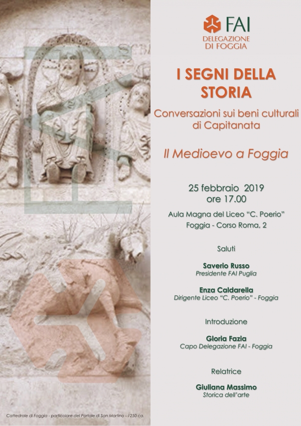 Una conferenza sui segni del Medioevo a Foggia